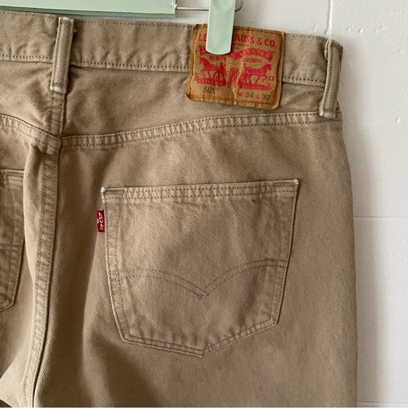 Levi's Beige Jeans 34X30 - Picture 10 of 13